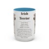 15oz-irish-terrier-mug-writeup-light-blue 15oz Irish Terrier Mug, Light Blue, front view