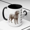 15oz Funny Irish Water Spaniel Mug, Black, lifestyle photo