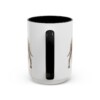 15oz Irish Water Spaniel Dog Mom Mug, Black, back view