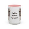 15oz Irish Water Spaniel Mug, Pink, front view