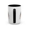 15oz irish water spaniel mug, Black