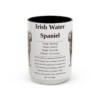 15oz irish water spaniel mug, Black