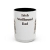 15oz irish wolfhound mug, Black