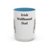 15oz irish wolfhound mug, Light Blue