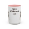 15oz irish wolfhound mug, Pink