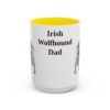 15oz irish wolfhound mug, Yellow