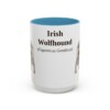 15oz irish wolfhound mug, Light Blue