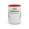 15oz irish wolfhound mug, Red