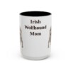 15oz irish wolfhound mug, Black