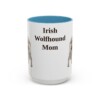 15oz irish wolfhound mug, Light Blue