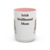 15oz irish wolfhound mug, Pink