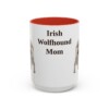 15oz irish wolfhound mug, Red