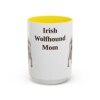 15oz irish wolfhound mug, Yellow