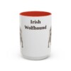 15oz irish wolfhound mug, Red