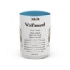 15oz irish wolfhound mug, Light Blue