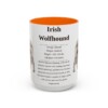 15oz irish wolfhound mug, Orange