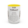 15oz irish wolfhound mug, Yellow