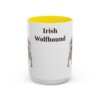 15oz irish wolfhound mug, Yellow