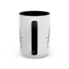 15oz Funny Italian Greyhound Mug, Black, back view