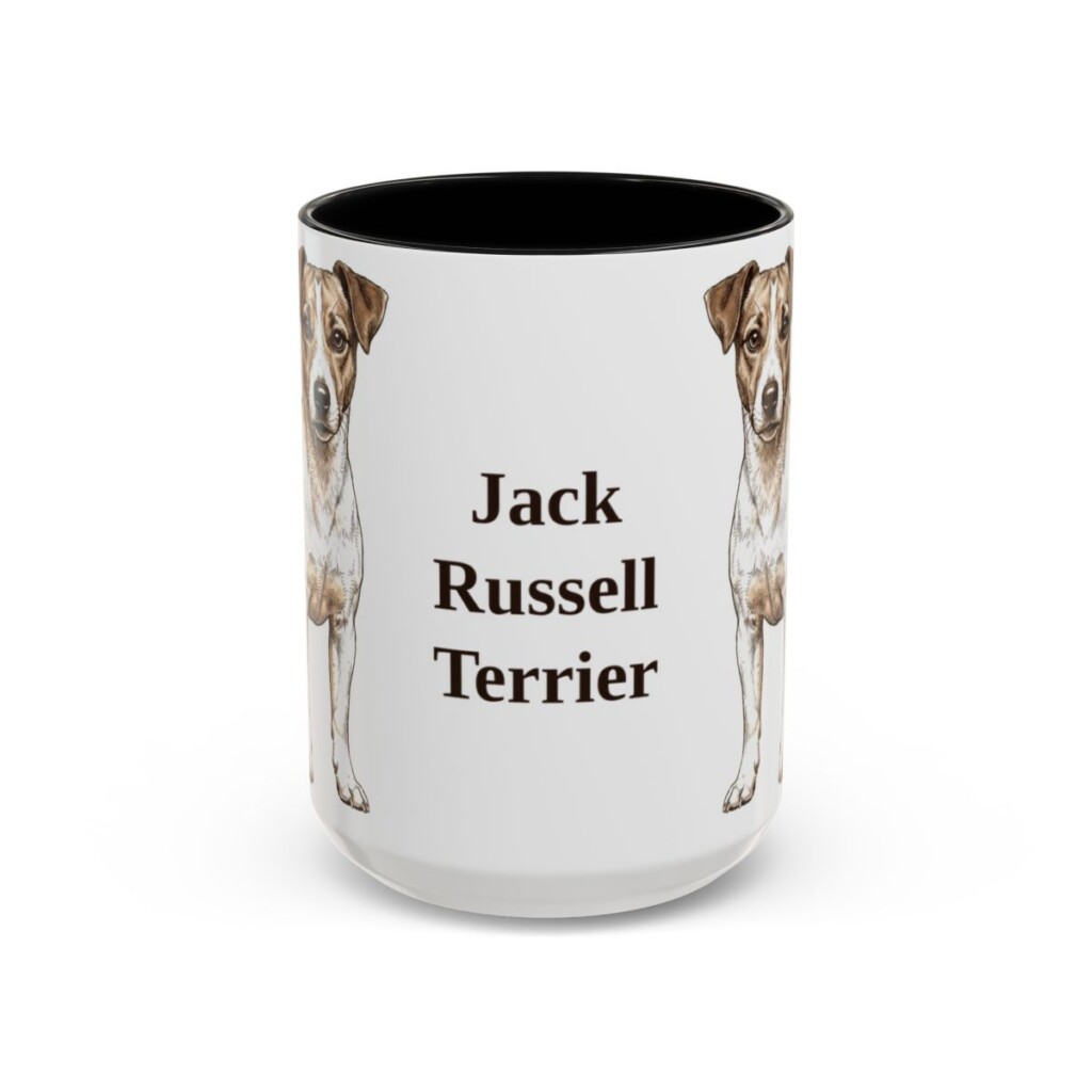 15oz-jack-russell-terrier-mug-black-front 15oz Jack Russell Terrier Mug, Black, front view