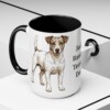15oz Jack Russell Terrier Dog Dad Mug, Black, lifestyle photo