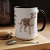 15oz Funny Jackabee Mug, Black, lifestyle photo