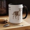 15oz Jackabee Latin Mug, Black, lifestyle photo