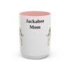 15oz-jackabee-mug-mom-pink 15oz Jackabee Dog Mom Mug, Pink, front view