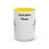 15oz-jackabee-mug-mom-yellow 15oz Jackabee Dog Mom Mug, Yellow, front view