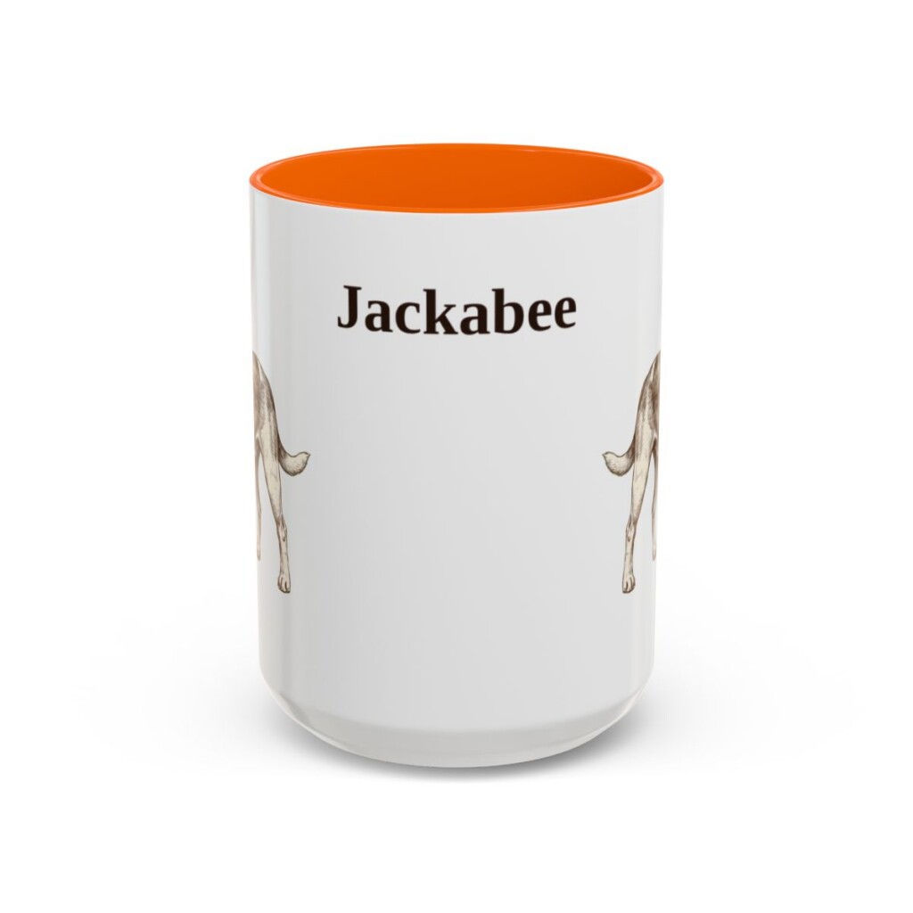 15oz-jackabee-mug-orange 15oz Jackabee Mug, Orange, front view