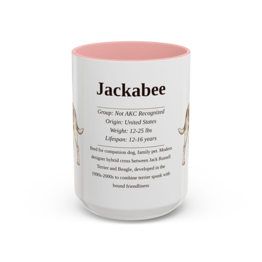 15oz-jackabee-mug-writeup-pink 15oz Jackabee Mug, Pink, front view