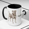 15oz Jagdterrier Mug, Black, lifestyle photo