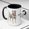 15oz Jagdterrier Dog Dad Mug, Black, lifestyle photo