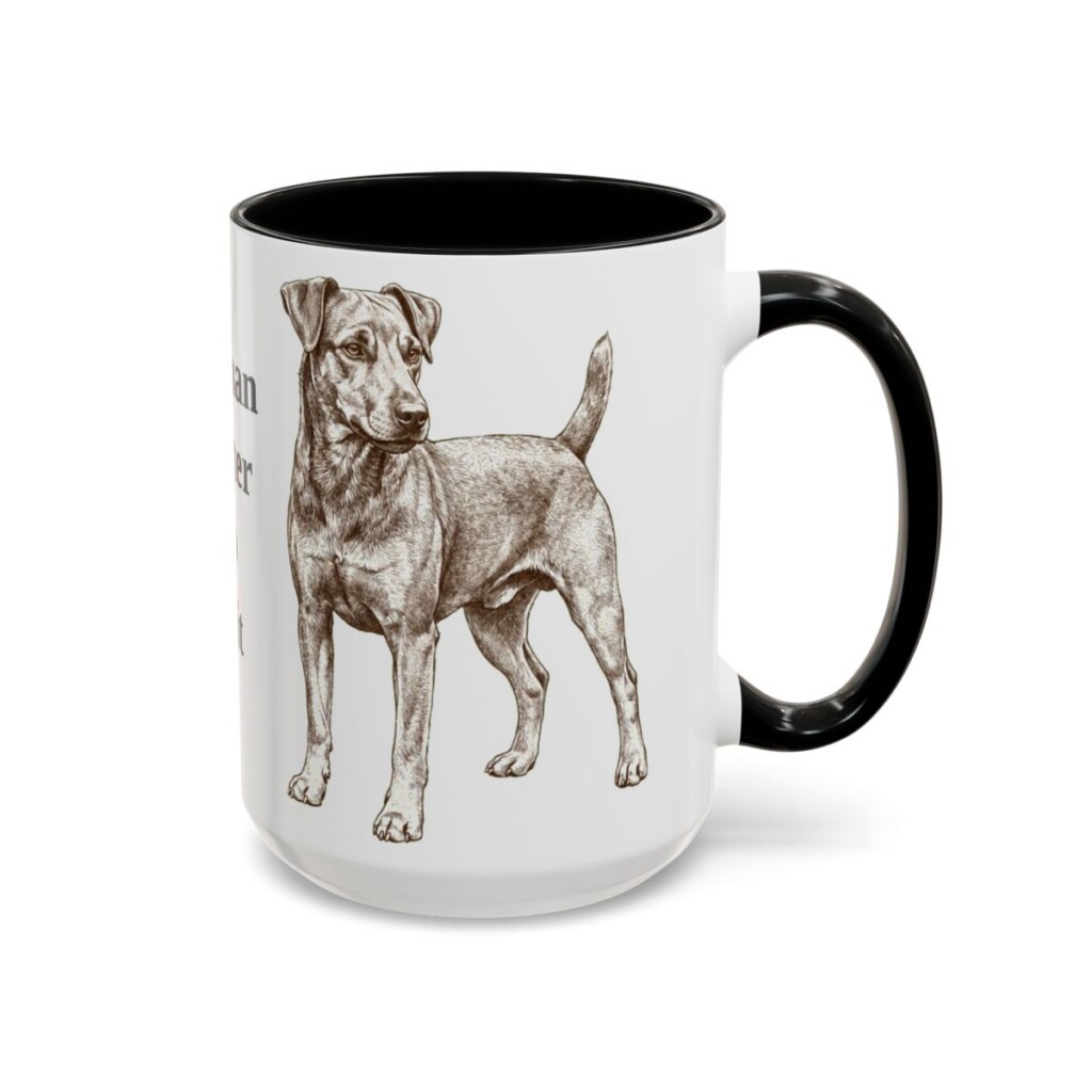15oz-jagdterrier-mug-humor-black-right 15oz Funny Jagdterrier Mug, Black, right side view