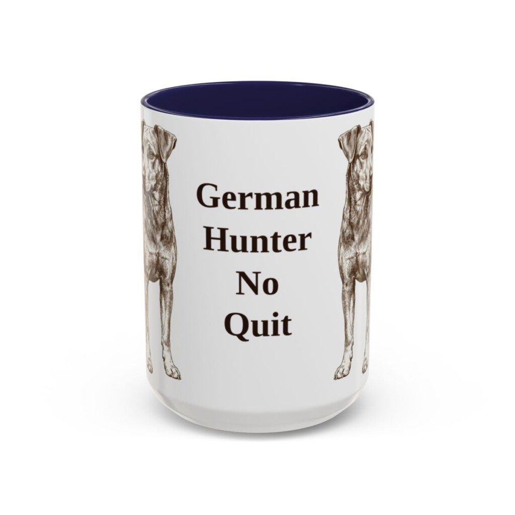 15oz-jagdterrier-mug-humor-navy 15oz Funny Jagdterrier Mug, Navy, front view