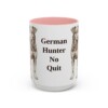 15oz-jagdterrier-mug-humor-pink 15oz Funny Jagdterrier Mug, Pink, front view