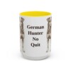 15oz-jagdterrier-mug-humor-yellow 15oz Funny Jagdterrier Mug, Yellow, front view