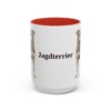 15oz Jagdterrier Mug, Red, front view