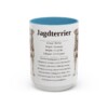 15oz Jagdterrier Mug, Light Blue, front view