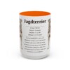 15oz Jagdterrier Mug, Orange, front view