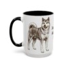 15oz-japanese-akitainu-mug-dad-black-left 15oz Japanese Akitainu Dog Dad Mug, Black, left side view