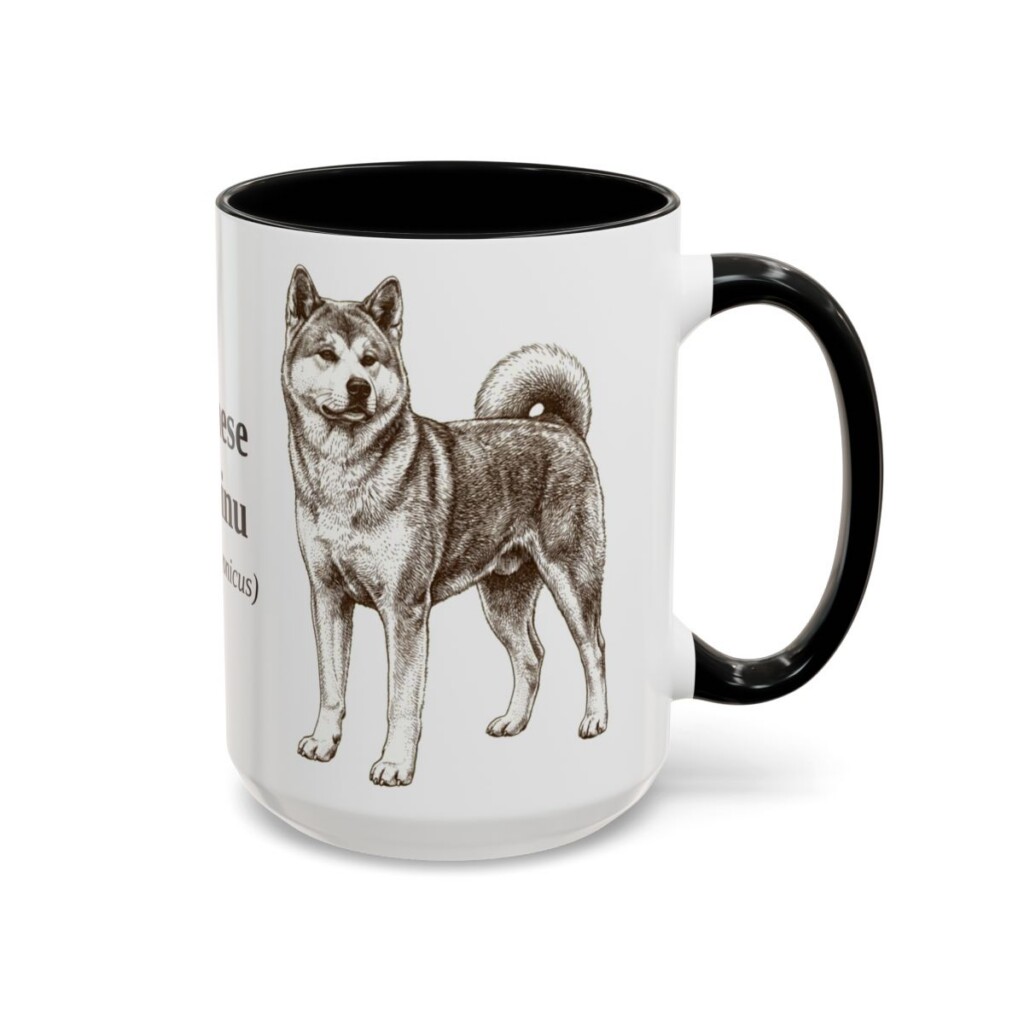 15oz-japanese-akitainu-mug-latin-black-right 15oz Japanese Akitainu Latin Mug, Black, right side view