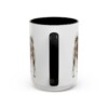 15oz Japanese Akitainu Dog Mom Mug, Black, back view