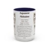 15oz Japanese Akitainu Mug, Navy, front view