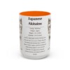15oz Japanese Akitainu Mug, Orange, front view