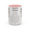 15oz Japanese Akitainu Mug, Pink, front view