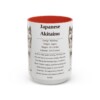 15oz Japanese Akitainu Mug, Red, front view