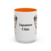 15oz Japanese Chin Mug, Orange, front view