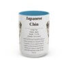 15oz Japanese Chin Mug, Light Blue, front view