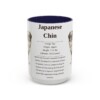 15oz Japanese Chin Mug, Navy, front view